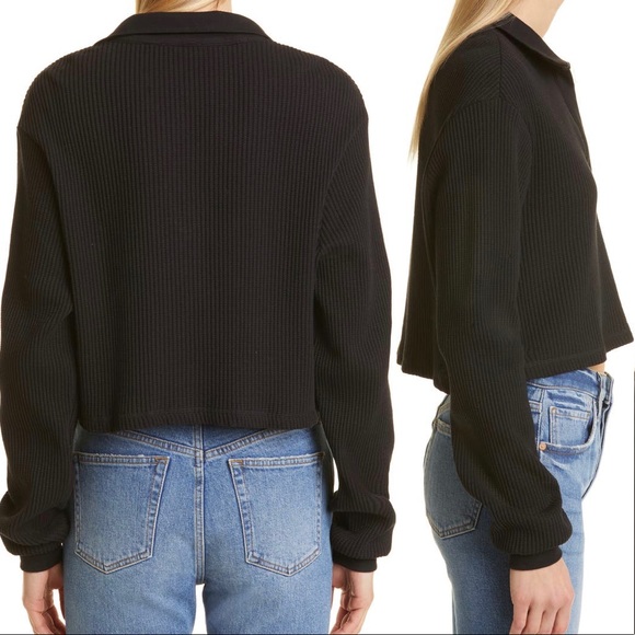 The Range Jumbo Stark Thermal Long Sleeve in Jet Black Size M - Picture 2 of 6